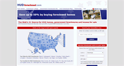 Desktop Screenshot of hudforeclosed.com